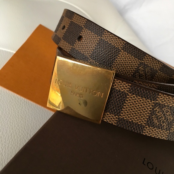 Authentic Louis Vuitton Damier 85/34 Belt - Picture 2 of 8